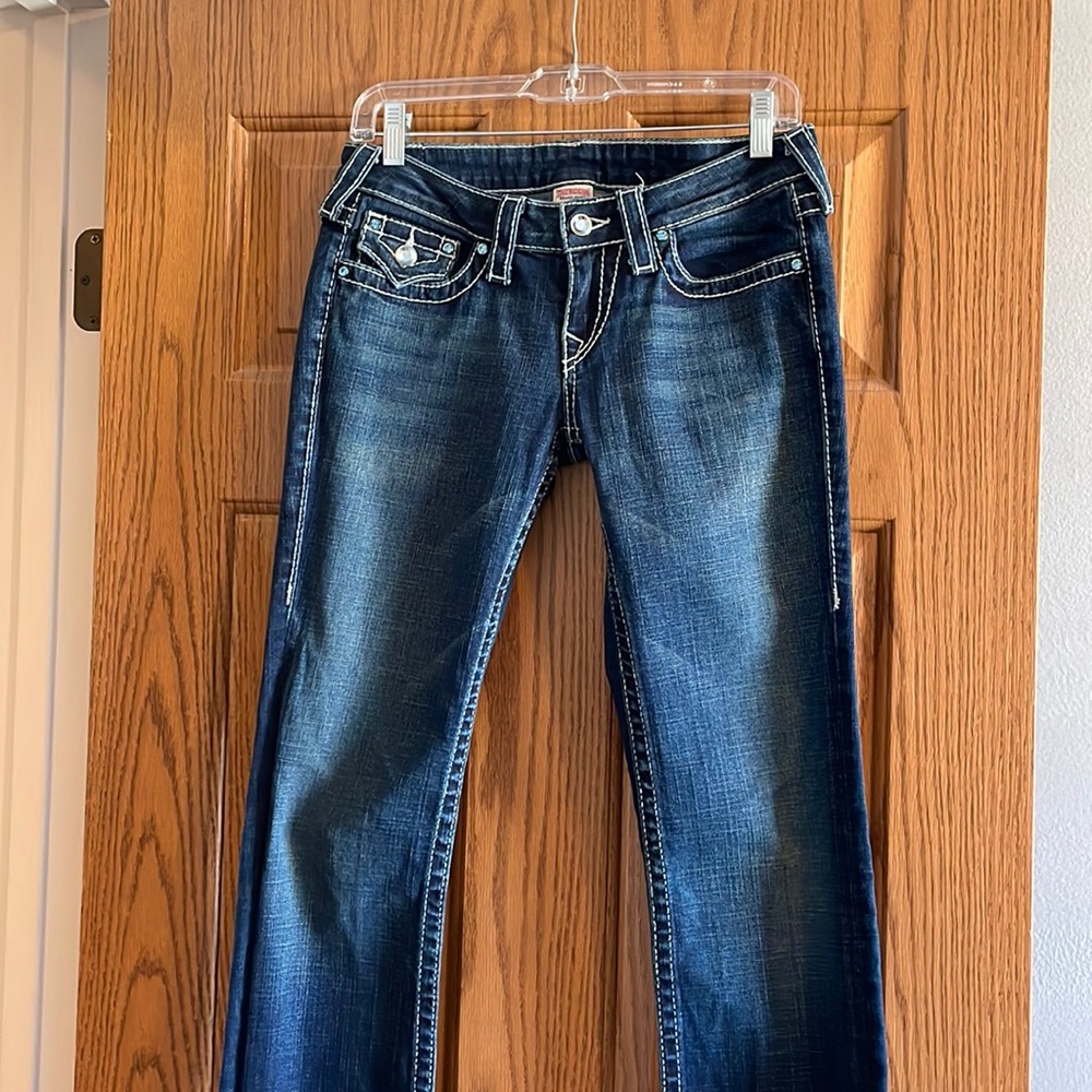 TRUE Religion Vintage Bootcut Cowgirl Jeans size 28